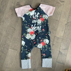 Beautiful Floral Rags Romper